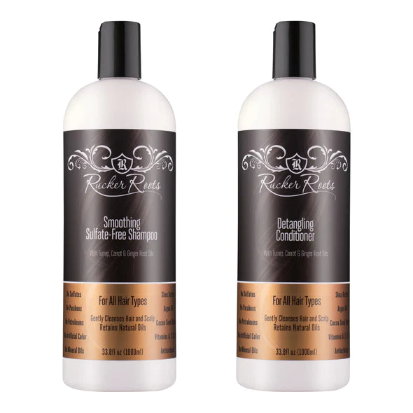 Rucker Roots Combo Pack Sulfate Free Shampoo+ Detangling Conditioner