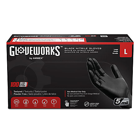 Gloves 100ct (Black)