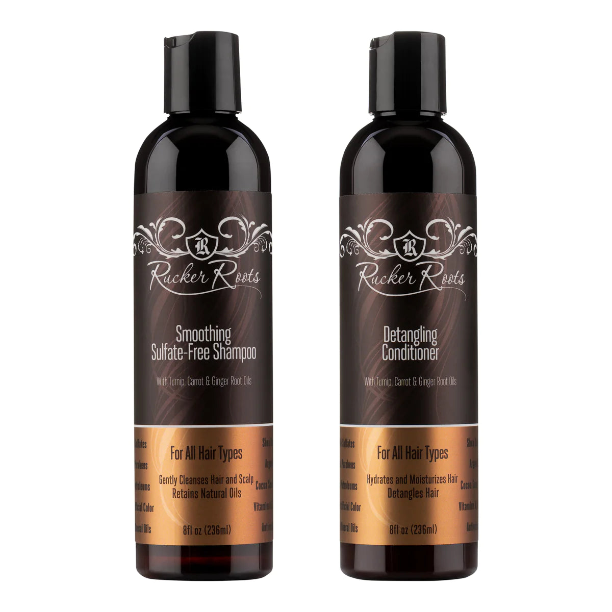Rucker Roots Combo Pack Sulfate Free Shampoo+ Detangling Conditioner